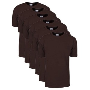 6 Pack Shaka Wear Men's Max Heavyweight Short Sleeve Crew Neck T-Shirt - 1 of 4