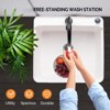 ROVSUN 13-Gallon Utility Sink Laundry Tub for Washing Room, Freestanding Utility Sink with Stainless Steel Faucet - 2 of 4