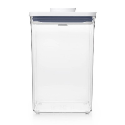 Clear 4.4qt Plastic Airtight Food Storage Container