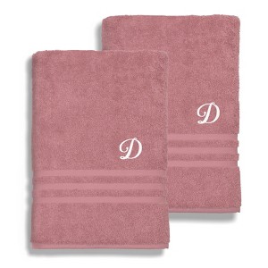 Linum Home Textiles 100% Turkish Cotton 2PC Denzi Bath Towel Set - 1 of 1