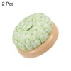 Unique Bargains Magnetic Wooden Base DIY Sewing Needlework Pin Cushions - 3 of 4