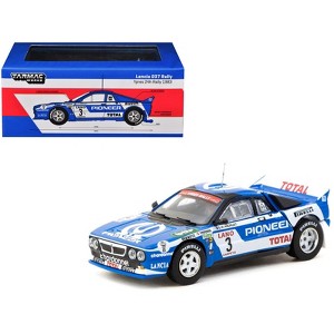 Lancia 037 Rally #3 2nd Place "Ypres 24 Hours Rally" (1983) "Hobby64+" Series 1/64 Diecast Model Car by Tarmac Works - 1 of 4