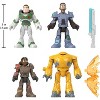 Fisher-Price Imaginext Figure Set Disney and Pixar Lightyear Jr. ZAP Patrol Multipack with Buzz Lightyear Toy for Preschool Kids - 3 of 4