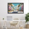 Stupell Industries Classic Car in Tropical Town Floating Frame Canvas Art - 3 of 4