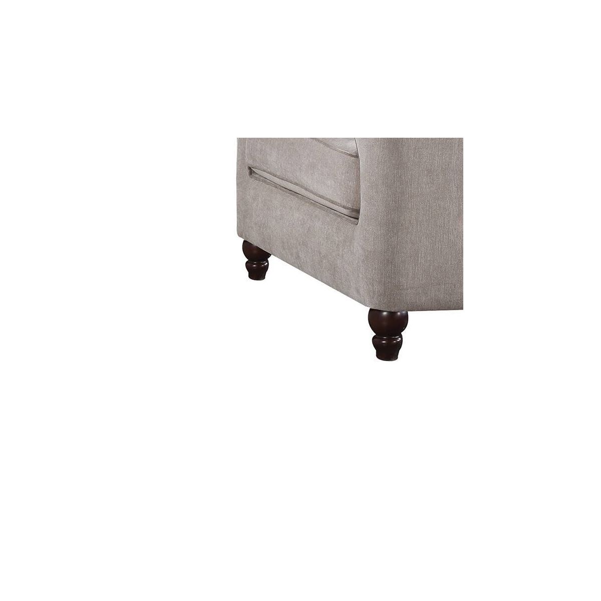 Acme Furniture 36" Cyndi Sofa Tan Velvet - thumbnail 5