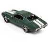 Model Kit 1970 Chevrolet Chevelle SS Green with White Stripes (Challenging Difficulty) Steel Model by Metal Earth - 3 of 4