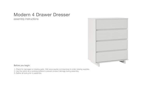 Modern 4 Drawer Dresser - Room Essentials™, 2 of 15, play video