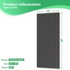 PVC Slat Wall Panel, 3D Fluted Textured Panel Black, Suitable for Kitchen, Living Room, and Home 3D Wall Panels - 2 of 4