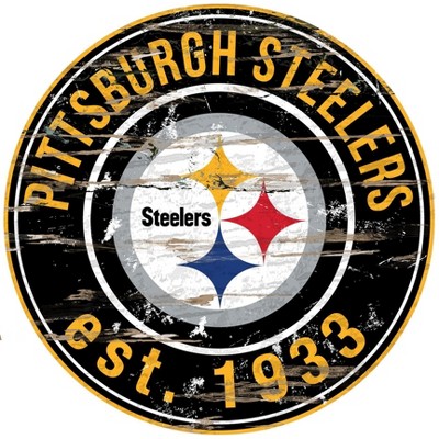 Nfl Pittsburgh Steelers Fan Creations 24 Slogan Wood Sign : Target