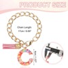 Unique Bargains Epoxy Resin Colorful Glittery Tassel Sports Water Bottle Accessories Letter Charm 1 Pc - 2 of 4