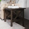 Emma and Oliver Solid Wood Farmhouse Style End Table - 3 of 4
