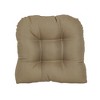 Blazing Needles, 19-inch U-Shaped Premium Outdoor Tufted Dining Chair Cushion - 2 of 2