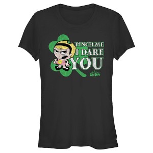 Junior's Women The Grim Adventures of Billy & Mandy Pinch Me I Dare You T-Shirt - 1 of 4