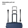 KTMBDW Luggage with Spinner Wheels & Zipper, 3-Piece Travel Suitcase ABS+PC Hardshell Luggage Set with TSA Lock (20+24+28 inch) - 3 of 4