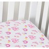 Everyday Kids Baby Girl Fitted Crib Sheet Princess Storyland, 100% Soft Breathable Microfiber, Fits Standard Crib Mattress 28x52in - 4 of 4
