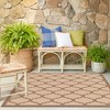 Unique Loom    Outdoor Trellis Moroccan Area Rug - 3 of 4
