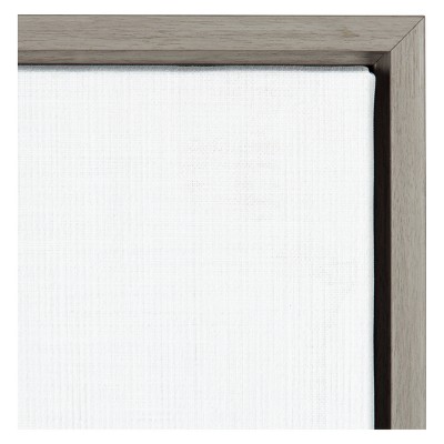 Sylvie Raccoon Black and White Framed Canvas Art