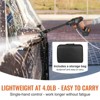VEVOR Cordless Pressure Washer, 652-PSI 1.1 GPM Portable Power Cleaner, Handheld High-Pressure Car Washer Gun with 4.0Ah Battery, Charger, Black - 4 of 4