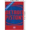 Trends International NBA Detroit Pistons - Logo 25 Unframed Wall Poster Prints - 3 of 4