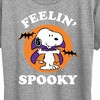 Women's Peanuts Feelin Spooky Short Sleeve Graphic T-Shirt - Heather Grey - 4X - 2 of 4