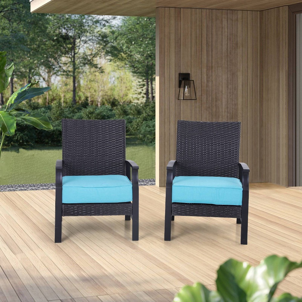 Rattan Wicker Patio Sofa - Captiva Designs