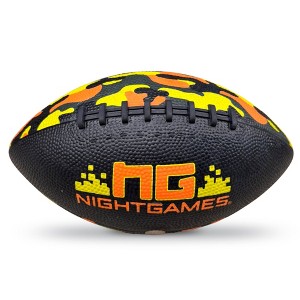Night Games LED Light Up Graphic Jr Size Football - Camoflauge - 1 of 4