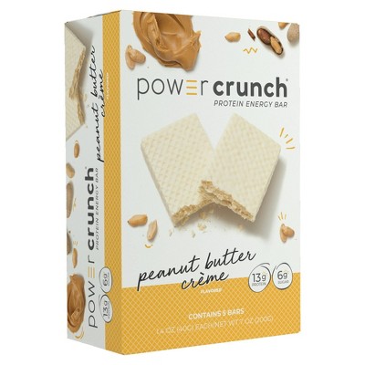 Power Crunch Peanut Butter Cream Wafer Protein Energy Bar - 5pk