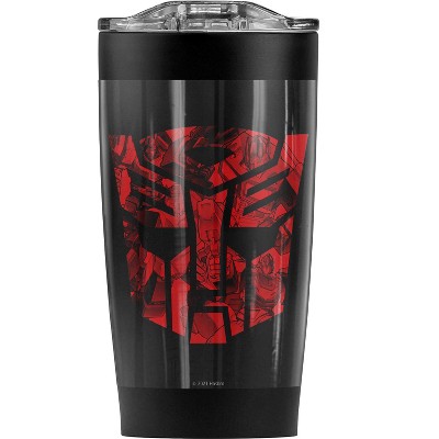 Transformers Tonal Autobot Steel Tumbler 20oz Coffee Travel Mug