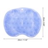 Unique Bargains Bath Massage Pad Back Scrubber Back Brush Exfoliate Feet Scrubber with Suction Cups TPR 2 Pcs - 4 of 4