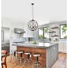 Chloe Lighting Jericho Farmhouse 3 Light Oil Rubbed Bronze Ceiling Pendant 19" Wide - 4 of 4