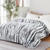Heated Blanket, Ultra Soft Striped Faux Rabbit Fur Electric Blanket with 4 Heat Settings, 10-Hour Auto Off, ETL Certified, Perfect for Bedroom - 2 of 4