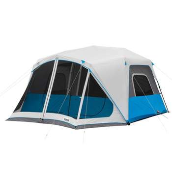  CORE 12 Person Instant Cabin Tent with LED Lights, Lighted  Pop Up Camping Tent with Easy 2 Minute Camp Setup