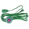 Northlight Indoor Power Extension Cord with Foot Switch and 3-Outlets - 9' - Green - 2 of 4