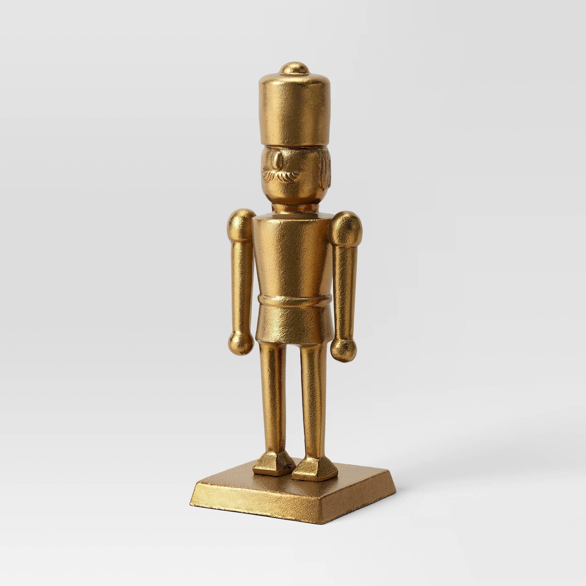 Large Gold Metal Nutcracker Christmas - Threshold™