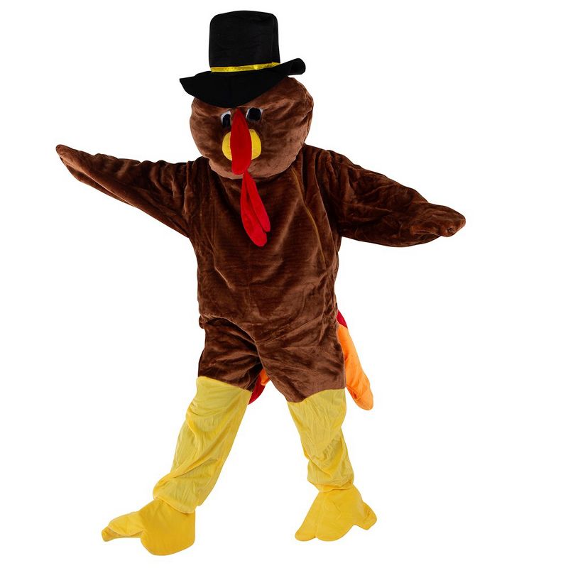 Dress Up America Turkey Costume For Adults - One Size, 3 of 4