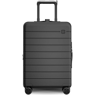 LUGGEX Carry On 20 inch Luggage HUP3, Accelerate Access with DiHook, Handy Pouch, Expandable Suitcases, Reef Black