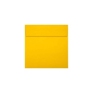 LUX 5 x 5 Square Envelopes 50/Pack Sunflower (LUX-8505-12-50)  - 1 of 2