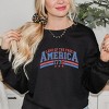 Simply Sage Market Women's Graphic Sweatshirt Land Of The Free America - 2 of 4