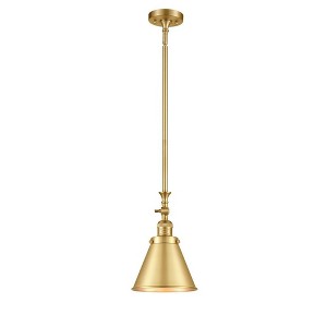 Appalachian - 1 Light Stem Hung Tiltable Mini Pendant In Traditional Style-13 Inches Tall and 8 Inches Wide - 1 of 1
