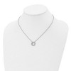 Chisel Stainless Steel Polished with Cubic Zirconia Pendant on a 17.25" Cable Chain Necklace - 4 of 4