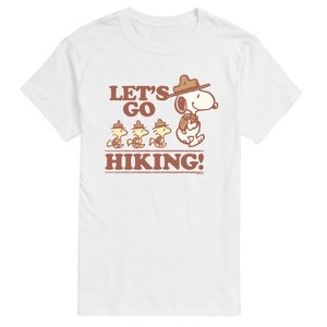 Men's - Peanuts - Lets Go Hiking Short Sleeve Graphic T-Shirt - 1 of 4