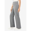 Woman Within Women's Plus Size Petite Stretch Cotton Wide Leg Pant - 4 of 4