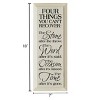 Slickblue Four Things You Can’t Recover Wood Sign – Rustic Wall Decor – Inspirational Quote 7x18 Inches, Color Options - 3 of 3
