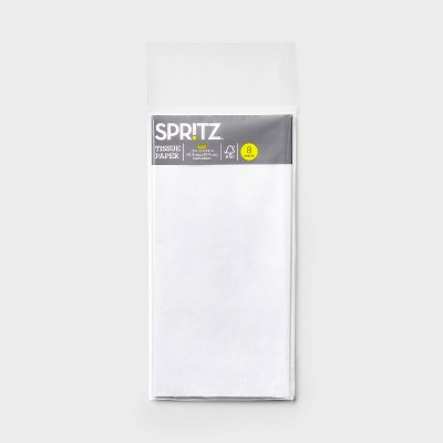 8ct White Tissue Papers - Spritz&#8482;