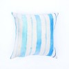 SEVOBAL Bed Pillows Stripe Throw Pillow, Decorative for Sofa, Bed, Durable Accent Cushion for Living Room, Bedroom, Multicolored, 18"*18"*2" - 3 of 4