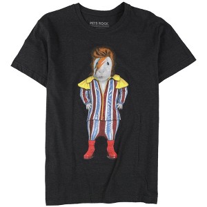 Elevenparis Mens Glam Rock Guinea Pig Graphic T-Shirt - 1 of 2