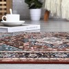 Area Rug Vintage Medallion Entryway Mat Washable Boho Floral Hallway Runner Bedroom Bedside Laundry Indoor Oriental Non-Slip Kitchen - 3 of 4