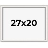 PosterPalooza | Shadow Box 1.5" Depth Silver Picture Frame - UV Acrylic, Backing Board, Hanging Hardware - 2 of 4