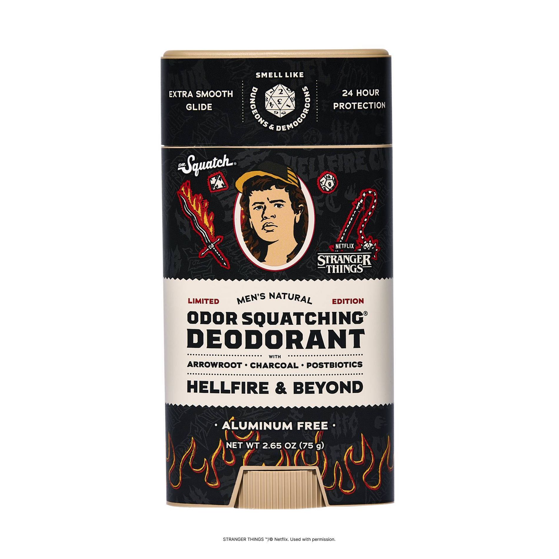 DR. SQUATCH Men's Natural Deodorant - Hellfire & Beyond - 2.65oz