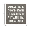 Slickblue Inspirational Wood Wall Sign 7x7 – Funny Motivational Quote for Office, Bedroom or Entryway, Color Options - 3 of 3